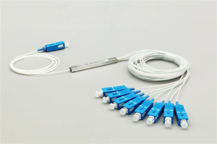 Rozdzielacz światłowodowy 1x8 SC UPC PLC