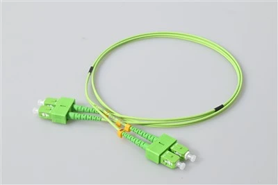 Patchcord światłowodowy SC APC Duplex Zielony